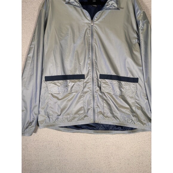 Rhone Nanoprojects Windbreaker Men’s Size XL Gray Chameleon Vented Full Zip - Picture 2 of 14